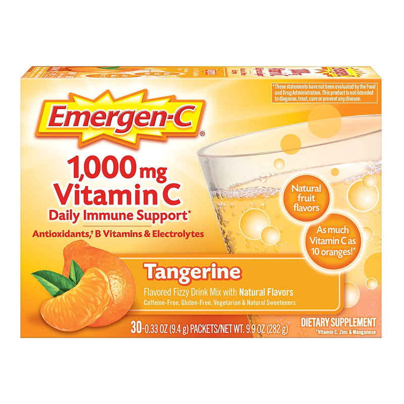 Emergen-C Vitamin C Powder, Tangerine, 0.3 oz. Packet -Box of 30 - image 12