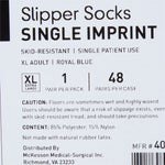 McKesson Terries Adult Slipper Socks, X-Large, Royal Blue -Case of 48 McKesson Terries Adult Slipper Socks, X-Large, Royal Blue -Case of 48