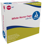 dynarex Bouffant Cap, White -Box of 100 dynarex Bouffant Cap, White -Box of 100