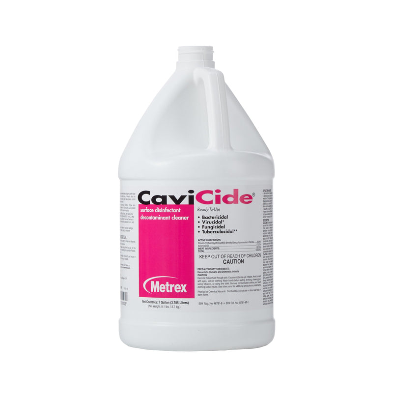 CaviCide Surface Disinfectant Cleaner, Alcohol Based, 1 gal. Jug, Non-Sterile -Case of 4 CaviCide Surface Disinfectant Cleaner, Alcohol Based, 1 gal. Jug, Non-Sterile -Case of 4