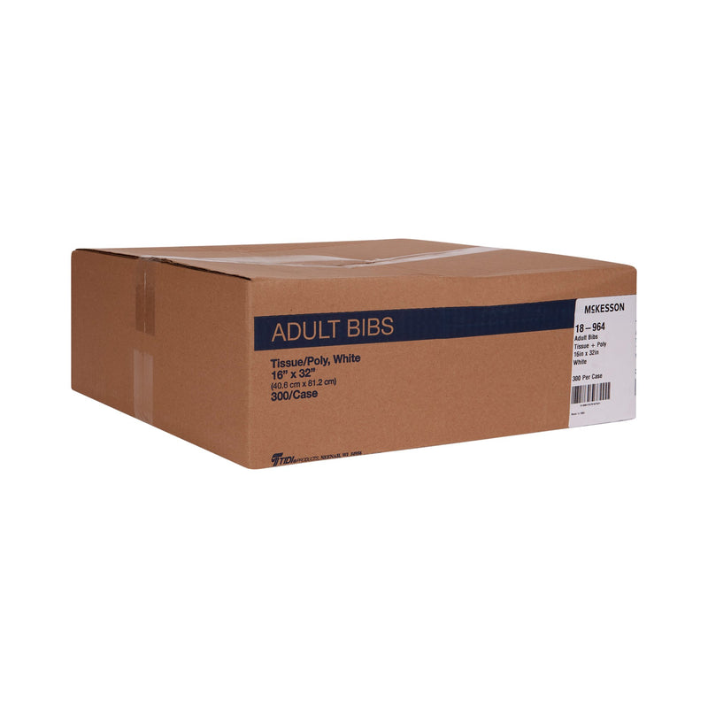 McKesson Bib Without Pocket -Case of 300 McKesson Bib Without Pocket -Case of 300