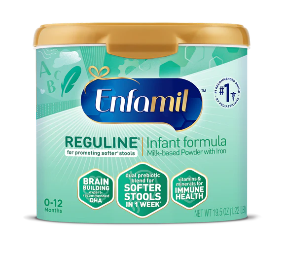 Enfamil Reguline Powder Infant Formula, 19.5 oz. Canister Enfamil Reguline Powder Infant Formula, 19.5 oz. Canister