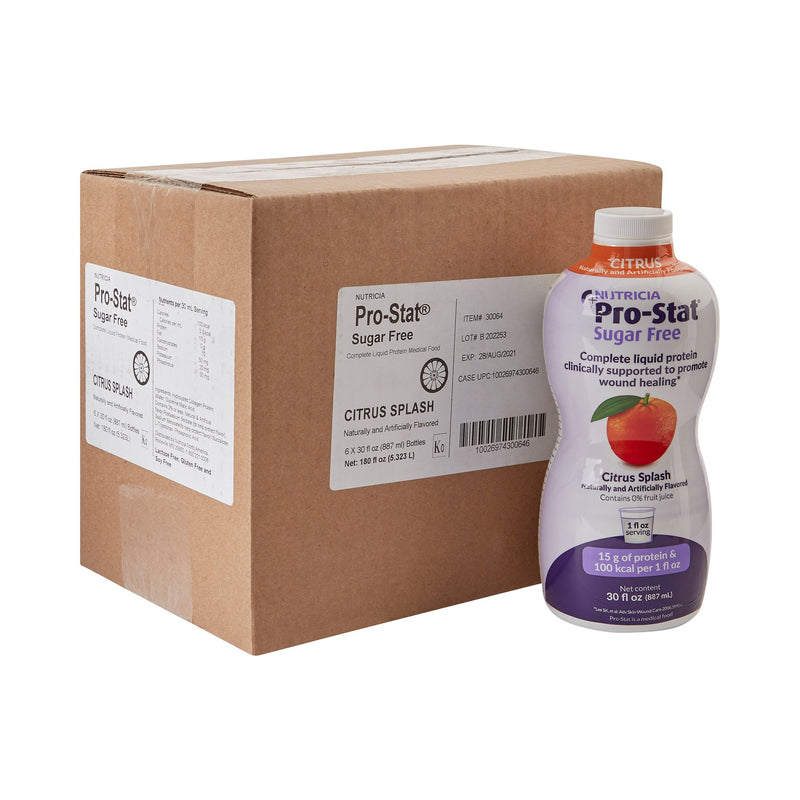 Pro-Stat Sugar-Free Protein Supplement, Citrus Splash, 30 oz. Bottle -Case of 6 Pro-Stat Sugar-Free Protein Supplement, Citrus Splash, 30 oz. Bottle -Case of 6