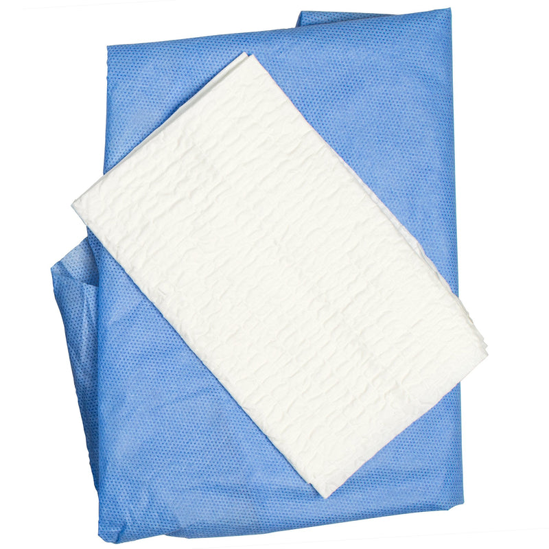 Cypress Non-Reinforced Surgical Gown with Towel, X-Large Blue -Case of 28 Cypress Non-Reinforced Surgical Gown with Towel, X-Large Blue -Case of 28