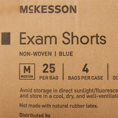McKesson Patient Exam Shorts, Medium -Bag of 25 McKesson Patient Exam Shorts, Medium -Bag of 25