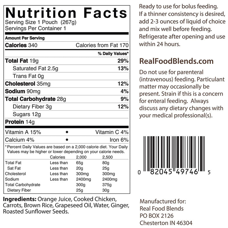 Real Food Blends Pureed Food Blends, Variety Pack, 9.4 oz. Ready-to Use Pouch -Case of 12 Real Food Blends Pureed Food Blends, Variety Pack, 9.4 oz. Ready-to Use Pouch -Case of 12