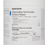 McKesson Surface Disinfectant Wipes, Large Canister -Box of 1 McKesson Surface Disinfectant Wipes, Large Canister -Box of 1