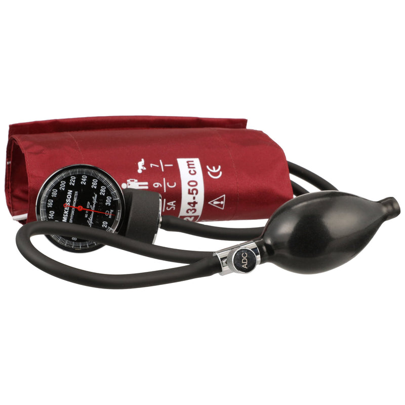McKesson LUMEON Deluxe Aneroid Sphygmomanometer, Burgundy, Adult, Arm -Case of 20 McKesson LUMEON Deluxe Aneroid Sphygmomanometer, Burgundy, Adult, Arm -Case of 20