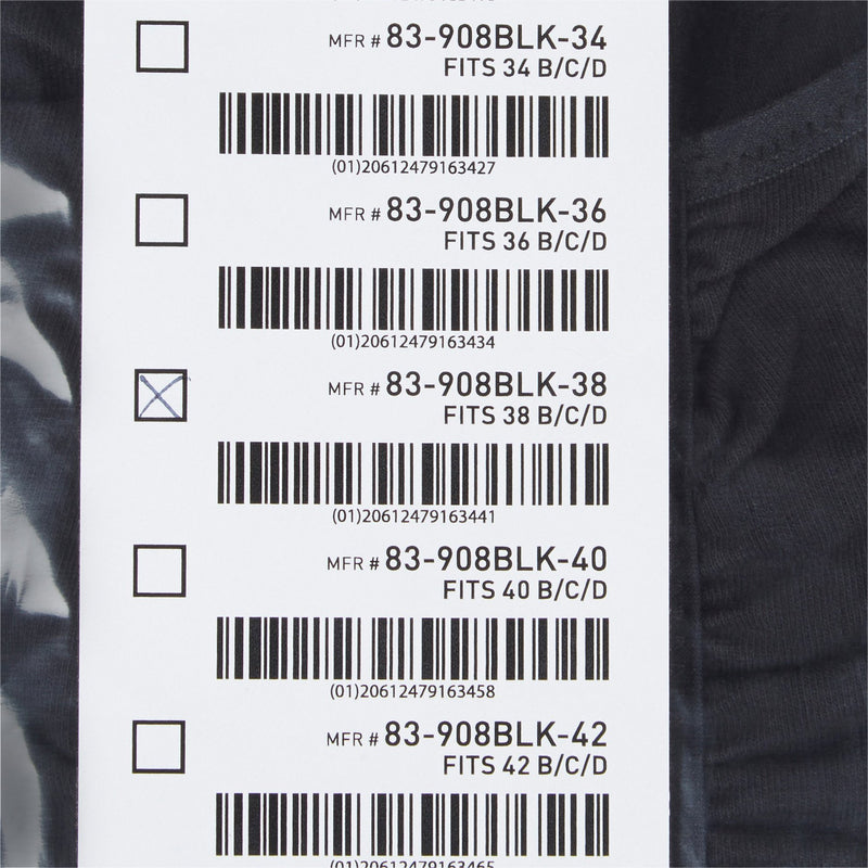 McKesson Surgi-Bra II, 38 Inch, Black -Each McKesson Surgi-Bra II, 38 Inch, Black -Each