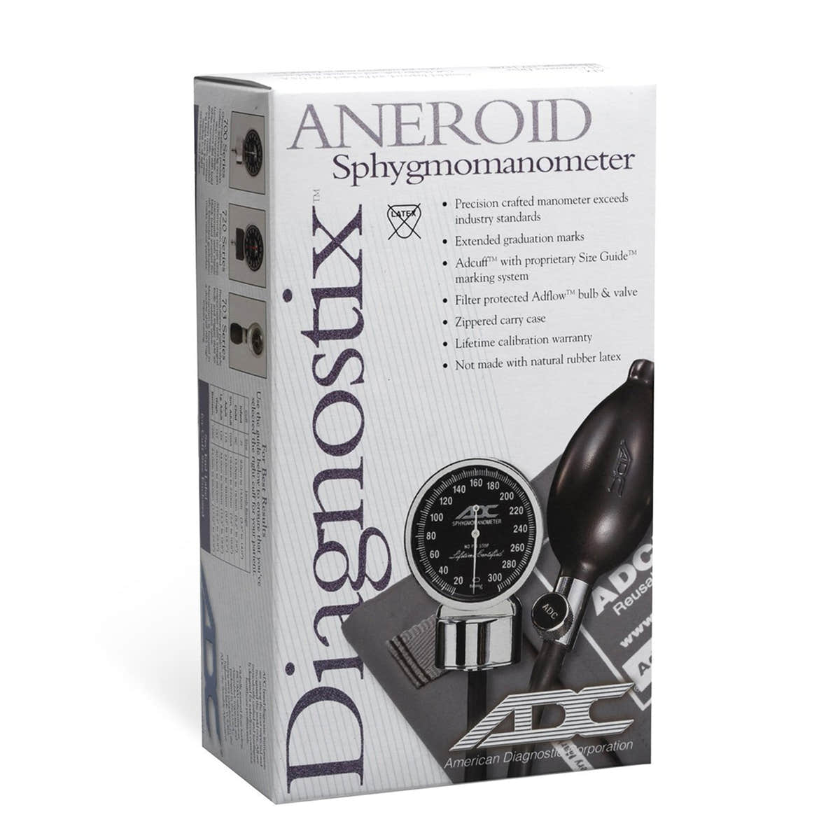 American Diagnostic Corp Diagnostic Arm Sphygmomanometer, Black -Each American Diagnostic Corp Diagnostic Arm Sphygmomanometer, Black -Each