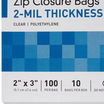 McKesson Zip Closure Bag, 2 x 3 in. -Bag of 1 McKesson Zip Closure Bag, 2 x 3 in. -Bag of 1