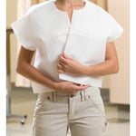 Graham Medical Products Exam Cape Front Opening, White -Case of 100 Graham Medical Products Exam Cape Front Opening, White -Case of 100