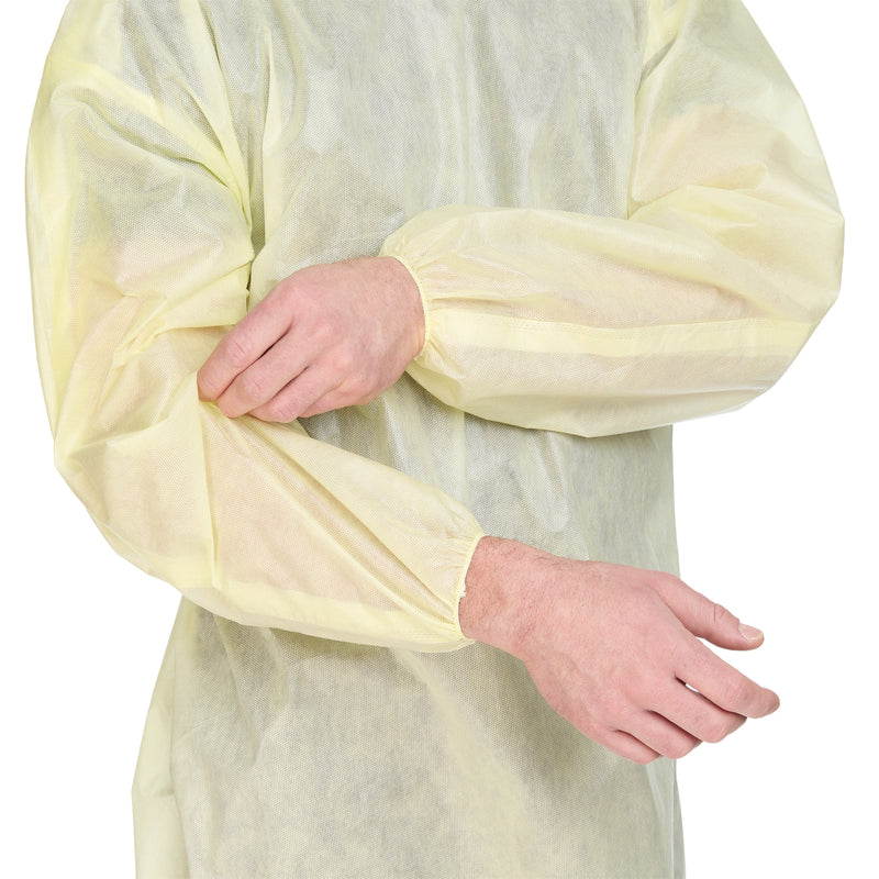 Precept Protective Procedure Gown, X-Large, Yellow -Bag of 10 Precept Protective Procedure Gown, X-Large, Yellow -Bag of 10