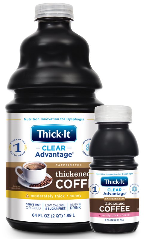 Thick-It Clear Advantage Nectar Consistency Thickened Beverage, Coffee, 8 oz. Bottle -Case of 24 Thick-It Clear Advantage Nectar Consistency Thickened Beverage, Coffee, 8 oz. Bottle -Case of 24