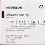 McKesson Infectious Waste Bag -Case of 500 McKesson Infectious Waste Bag -Case of 500