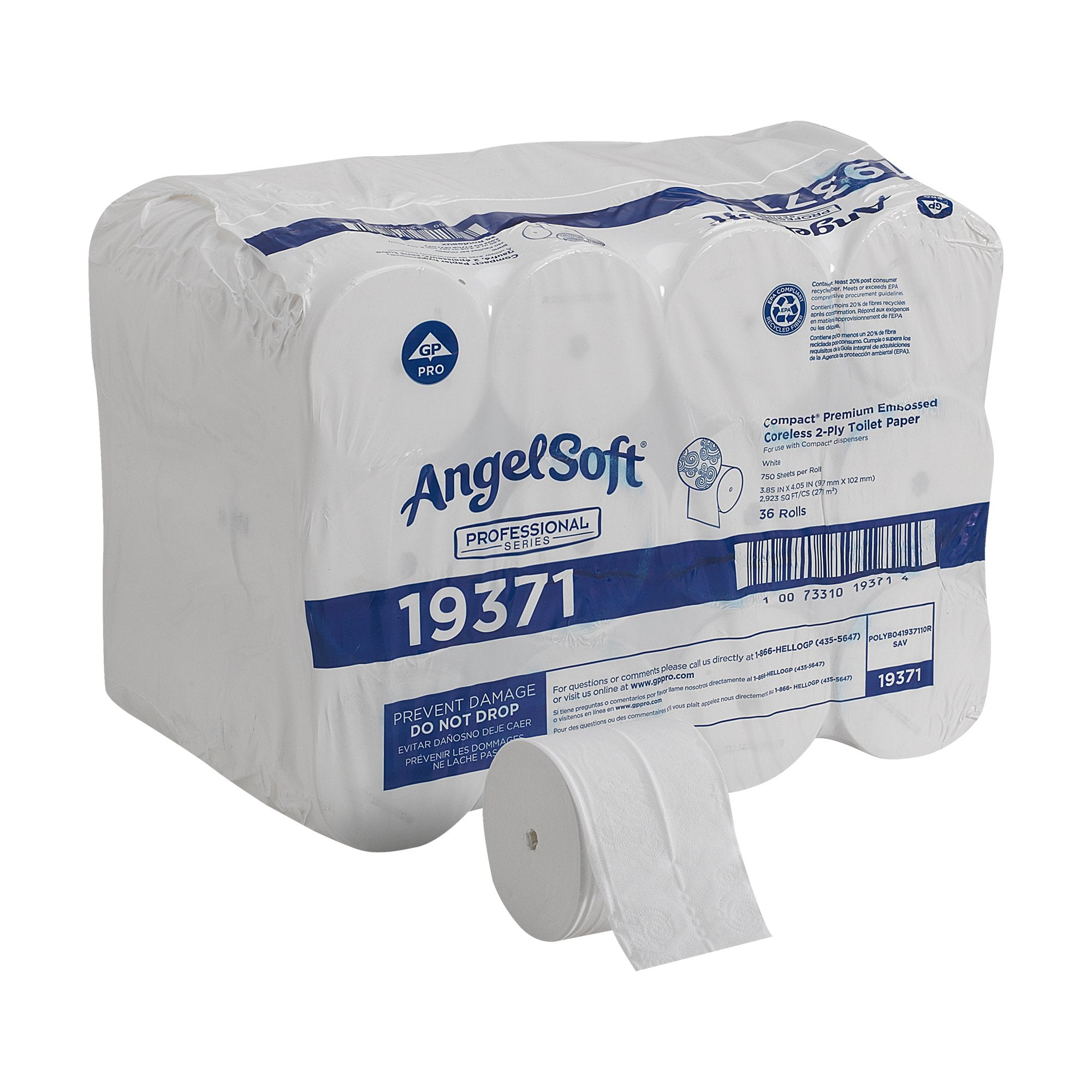 Angel Soft PS compact Toilet Tissue -Case of 36 Angel Soft PS compact Toilet Tissue -Case of 36