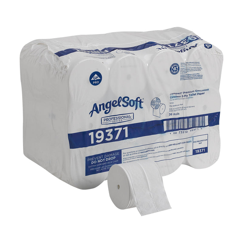 Angel Soft PS compact Toilet Tissue -Case of 36 Angel Soft PS compact Toilet Tissue -Case of 36