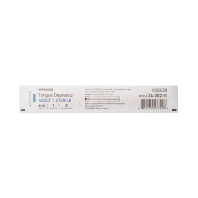 McKesson Tongue Depressors Senior Wide Blade -Box of 1 McKesson Tongue Depressors Senior Wide Blade -Box of 1