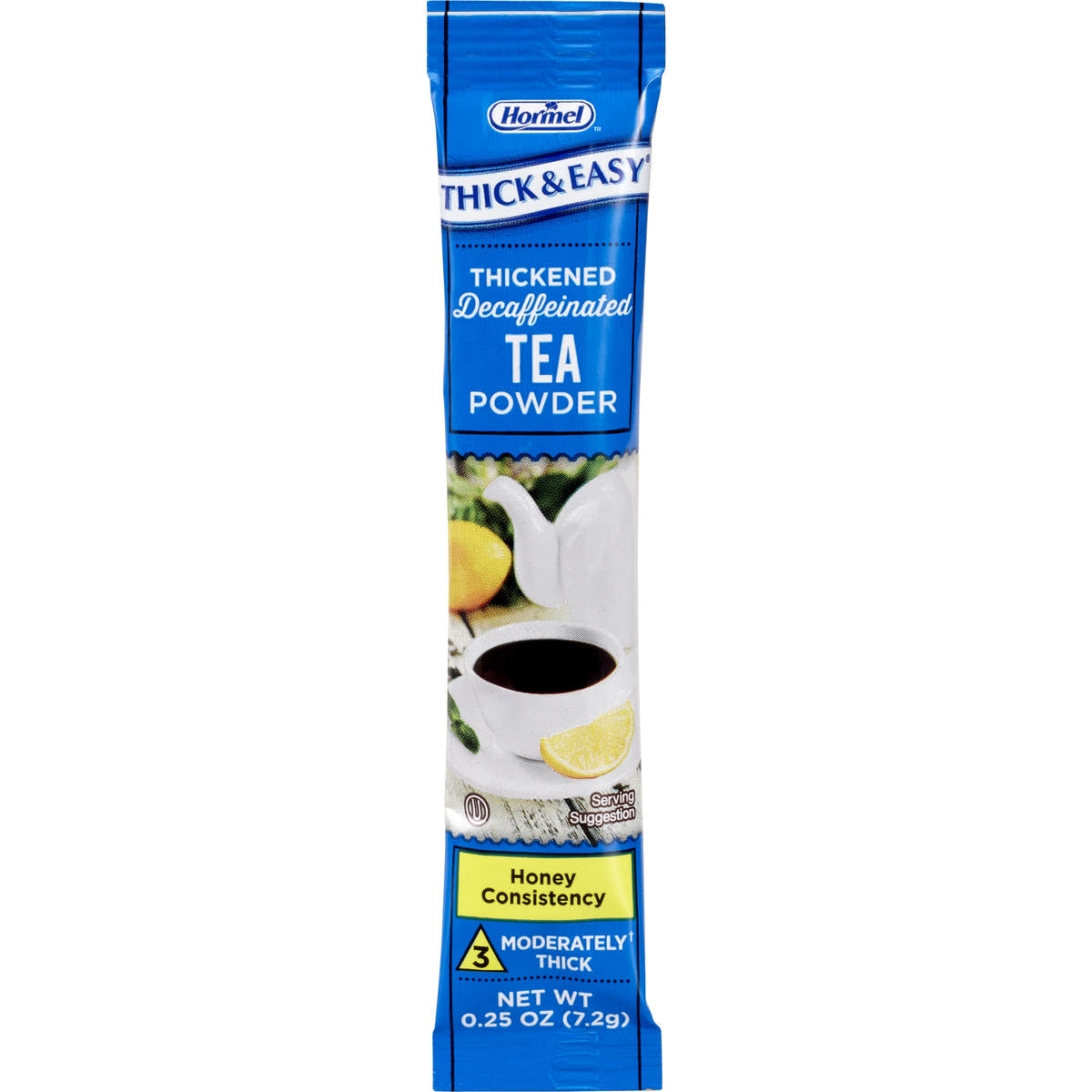 Thick & Easy Honey Consistency Beverage Thickener, Decaffeinated Tea, 0.25 oz. Packet -Case of 72 Thick & Easy Honey Consistency Beverage Thickener, Decaffeinated Tea, 0.25 oz. Packet -Case of 72