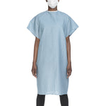 Lew Jan Textile Patient Exam Gown -Dozen of 12 Lew Jan Textile Patient Exam Gown -Dozen of 12