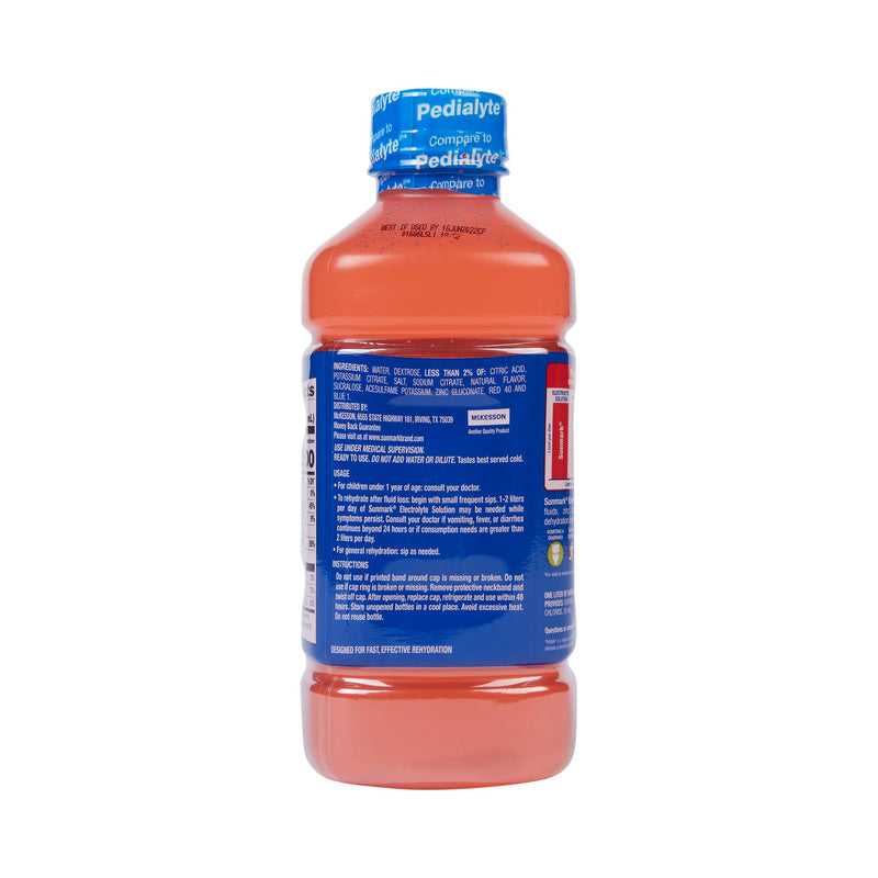 sunmark Pediatric Oral Electrolyte Solution, Strawberry, 33.8 oz. Bottle -Each sunmark Pediatric Oral Electrolyte Solution, Strawberry, 33.8 oz. Bottle -Each