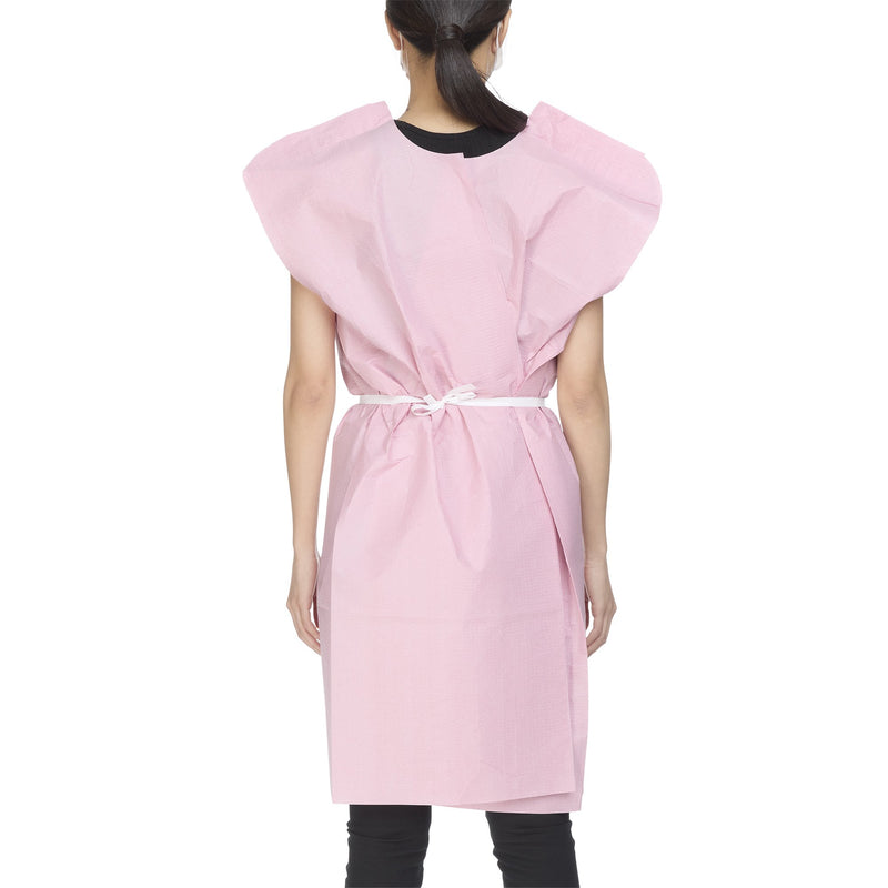 Medi-Pak Exam Gown, Large, Mauve -Case of 50 Medi-Pak Exam Gown, Large, Mauve -Case of 50