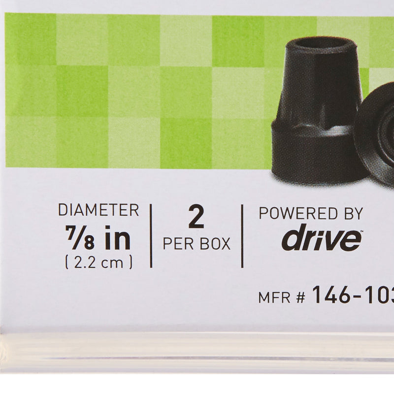 McKesson Cane / Crutch Tip, 7/8 Inch Diameter -1 Pair McKesson Cane / Crutch Tip, 7/8 Inch Diameter -1 Pair