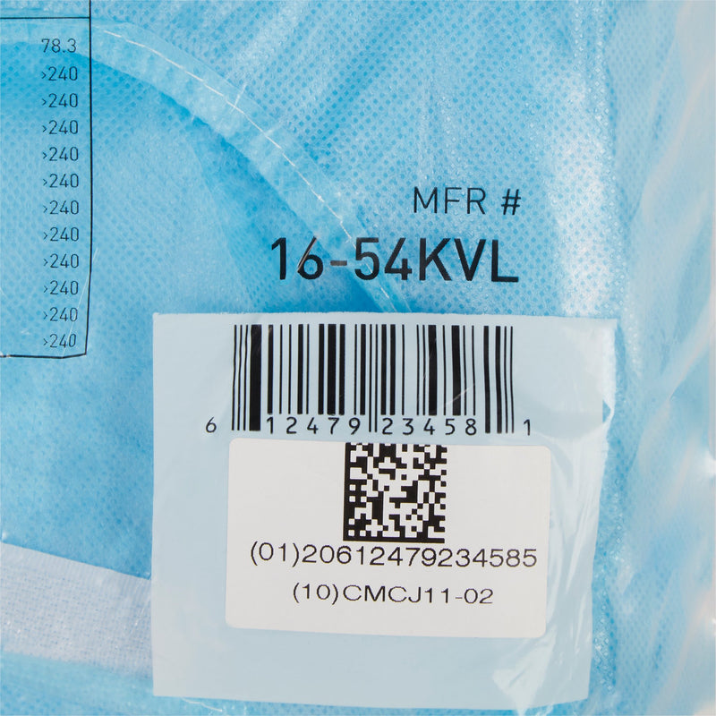 McKesson Full Back Chemotherapy Procedure Gown, Large -Bag of 10 McKesson Full Back Chemotherapy Procedure Gown, Large -Bag of 10