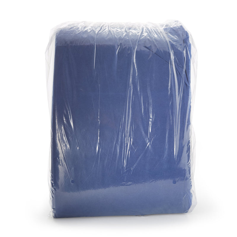 Graham Medical Products Exam Gown, Medium/Large, Blue -Case of 50 Graham Medical Products Exam Gown, Medium/Large, Blue -Case of 50