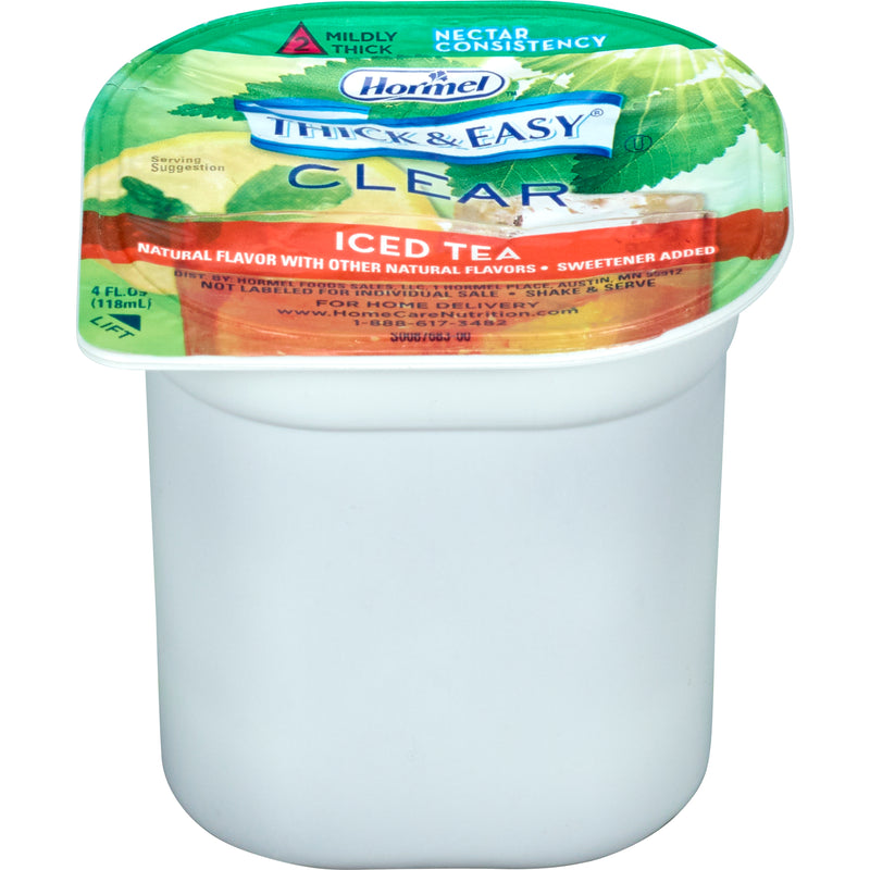 Thick & Easy Clear Nectar Consistency Thickened Beverage, Iced Tea, 4 oz. Cup -Case of 24 Thick & Easy Clear Nectar Consistency Thickened Beverage, Iced Tea, 4 oz. Cup -Case of 24