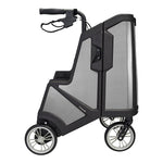 Tour Adjustable Height Folding 4 Wheel Rollator, Pure Silver -Each Tour Adjustable Height Folding 4 Wheel Rollator, Pure Silver -Each