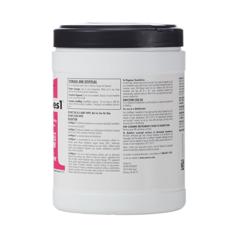 CaviWipes1 Surface Disinfectant, Alcohol Based, Non-sterile, Disposable -Can of 65 CaviWipes1 Surface Disinfectant, Alcohol Based, Non-sterile, Disposable -Can of 65