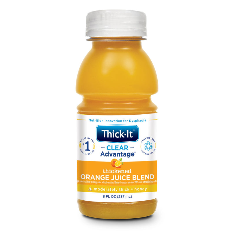 Thick-It Clear Advantage Honey Consistency Thickened Beverage, Orange, 8 oz. Bottle -Case of 24 Thick-It Clear Advantage Honey Consistency Thickened Beverage, Orange, 8 oz. Bottle -Case of 24