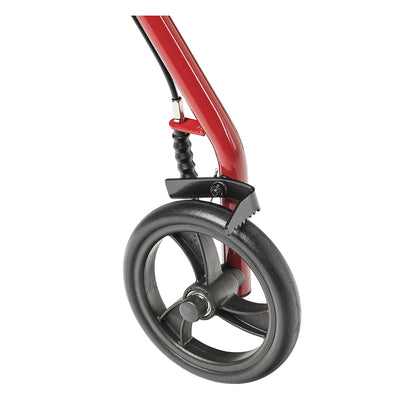 drive Steel 4 Wheel Rollator, Red -Each drive Steel 4 Wheel Rollator, Red -Each