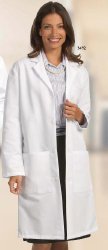Fashion Seal Healthcare Lab Coat, Small, White -Each Fashion Seal Healthcare Lab Coat, Small, White -Each