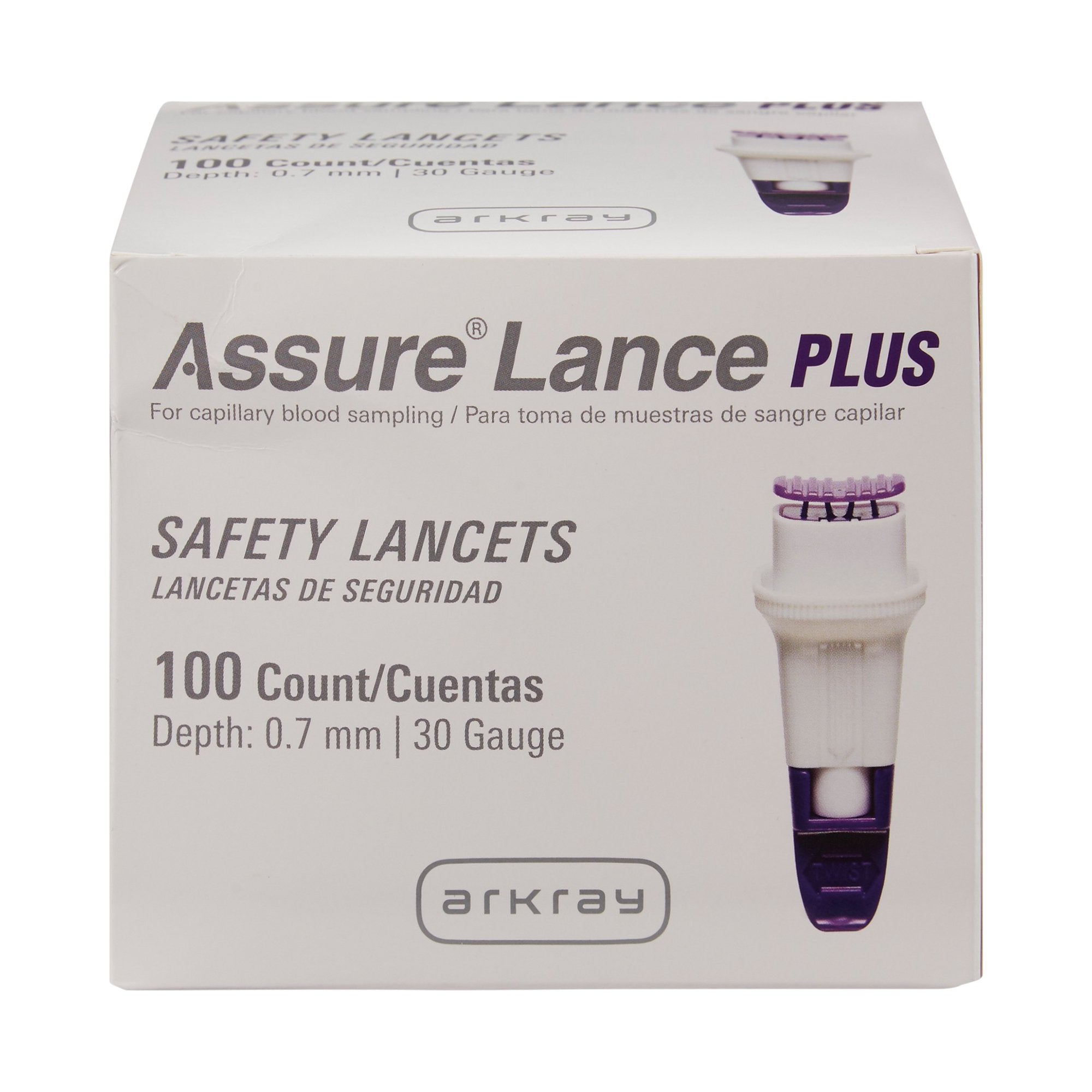 Assure Lance Plus Safety Lancet -Box of 100 Assure Lance Plus Safety Lancet -Box of 100