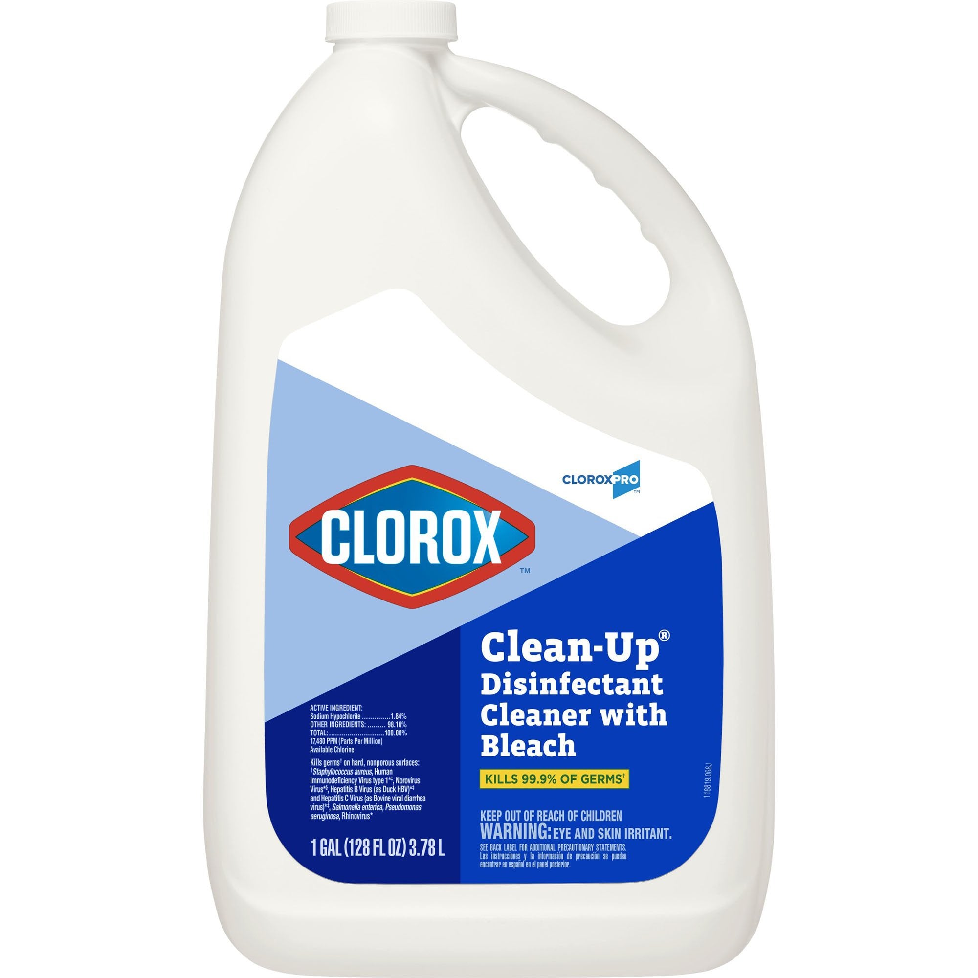 Clorox Clean-Up w/Bleach Surface Disinfectant Cleaner -Case of 4 Clorox Clean-Up w/Bleach Surface Disinfectant Cleaner -Case of 4