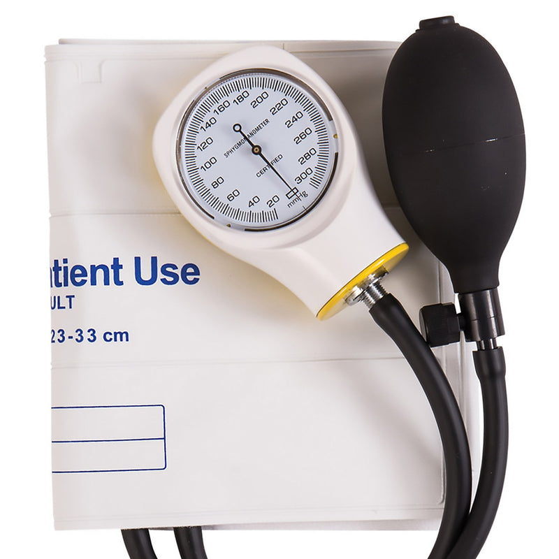 Mabis Aneroid Sphygmomanometer, White -Each Mabis Aneroid Sphygmomanometer, White -Each