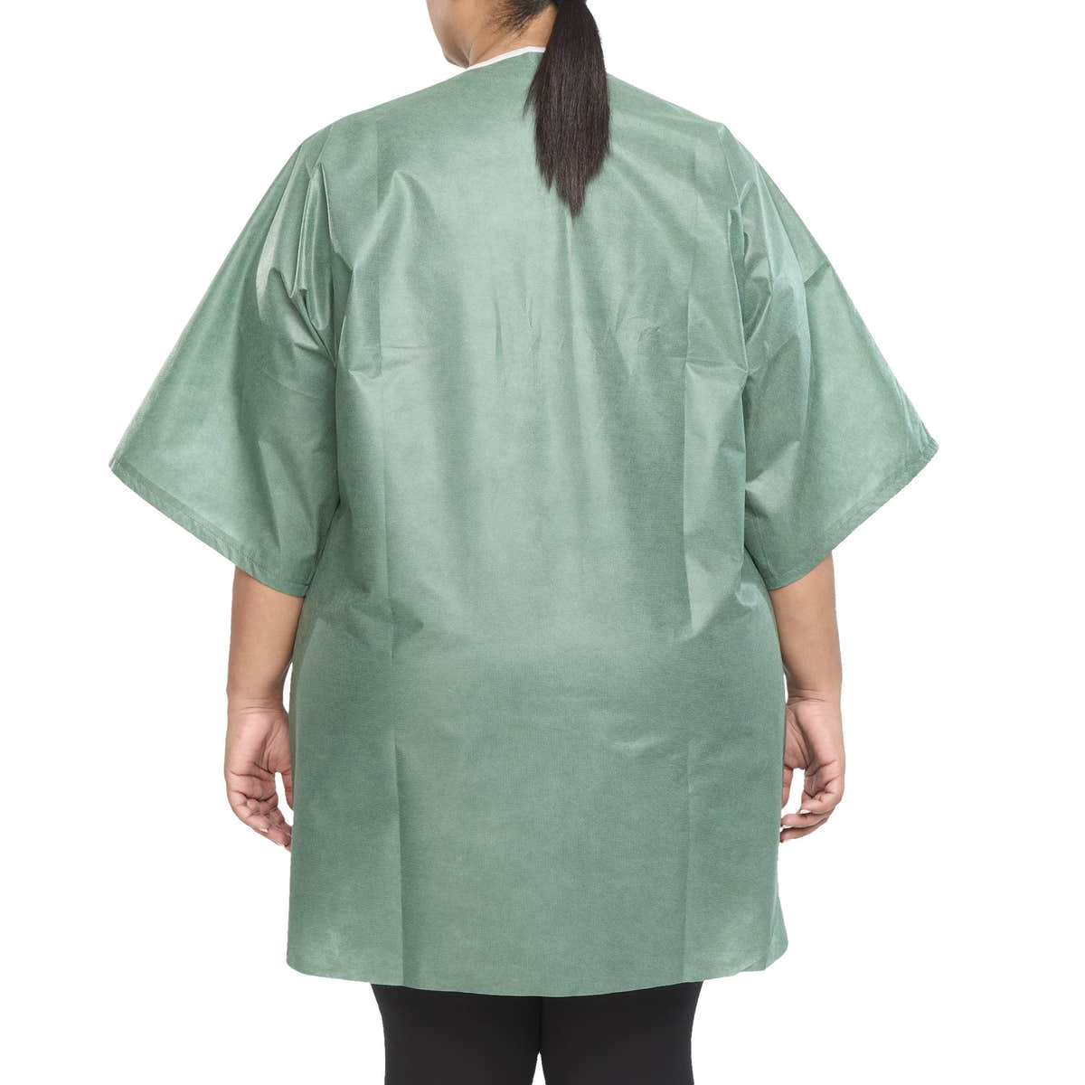 Graham Medical Scrub Shirt Without Pockets Short Sleeve, 3X-Large Green -Case of 30 Graham Medical Scrub Shirt Without Pockets Short Sleeve, 3X-Large Green -Case of 30