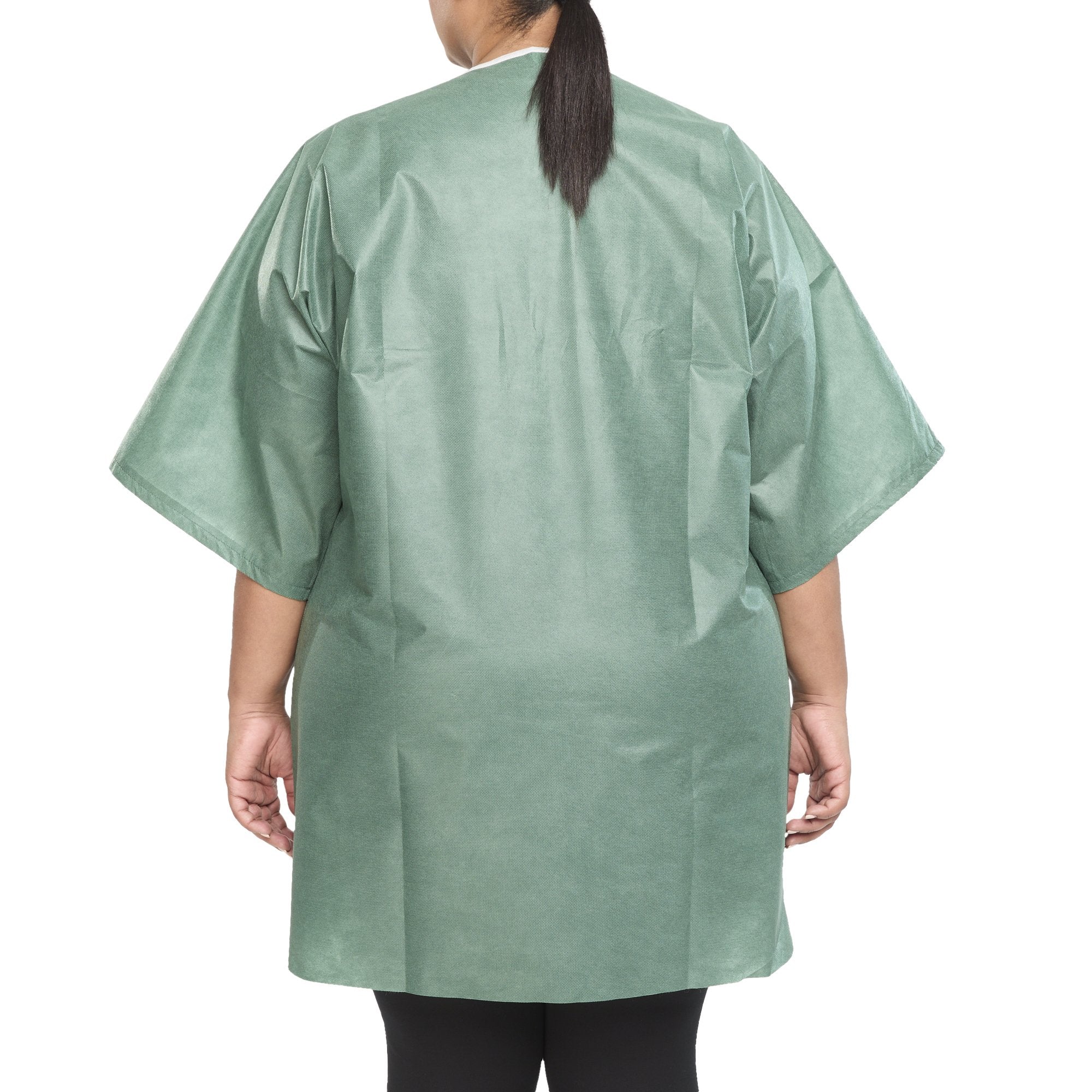 Graham Medical Scrub Shirt Without Pockets Short Sleeve, 3X-Large Green -Case of 30 Graham Medical Scrub Shirt Without Pockets Short Sleeve, 3X-Large Green -Case of 30