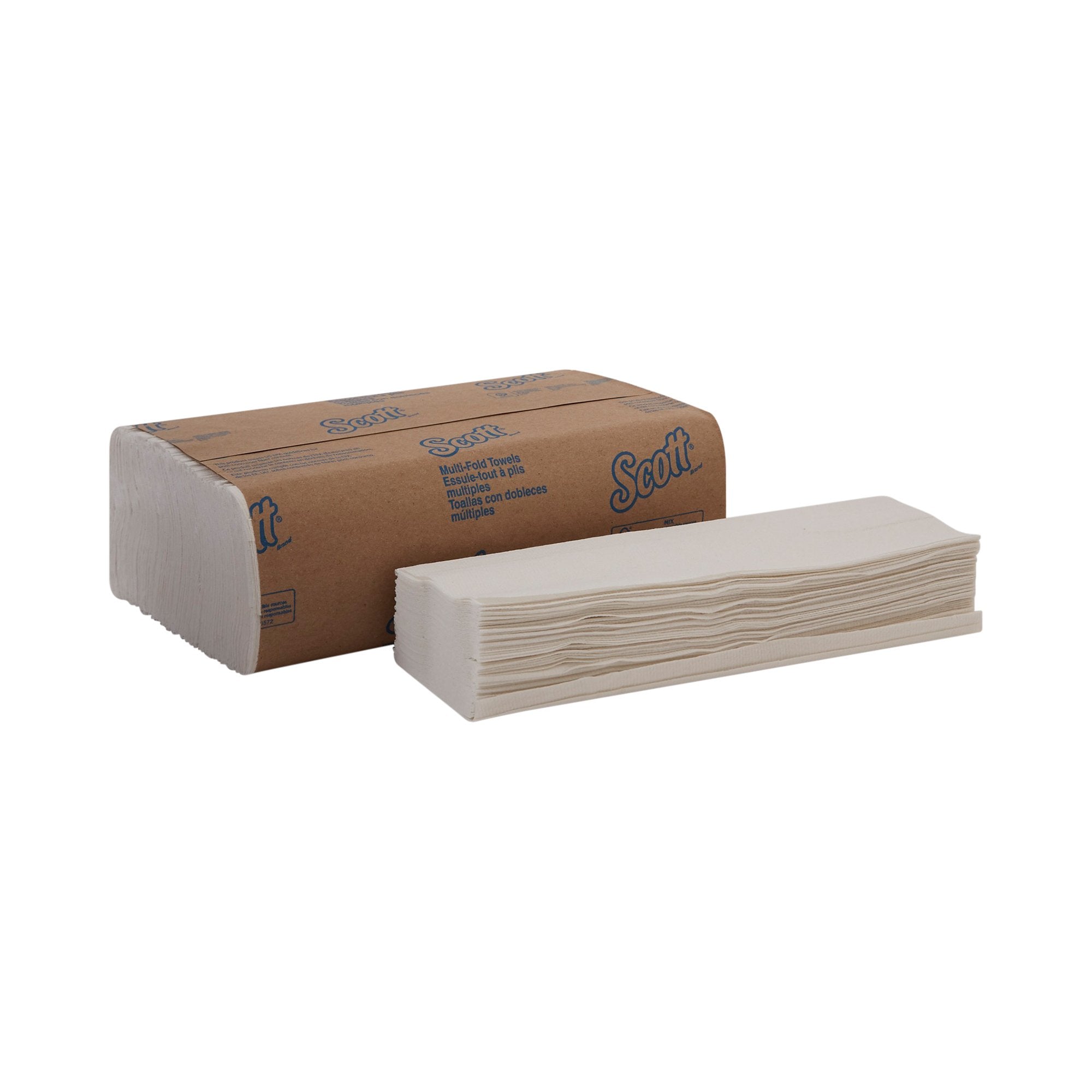Scott Essential Paper Towels, Multi-Fold, 9¼ x 9½ Inch -Case of 4000 Scott Essential Paper Towels, Multi-Fold, 9¼ x 9½ Inch -Case of 4000