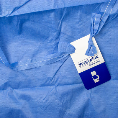 Cypress Non-Reinforced Surgical Gown with Towel, X-Large Blue -Case of 28 Cypress Non-Reinforced Surgical Gown with Towel, X-Large Blue -Case of 28