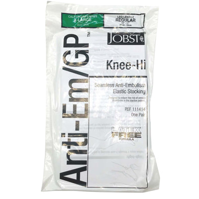 JOBST Anti-Em/GP Knee High Anti-embolism Stockings, X-Large / Regular -Box of 12 JOBST Anti-Em/GP Knee High Anti-embolism Stockings, X-Large / Regular -Box of 12