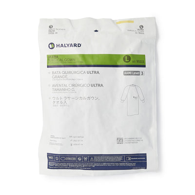 ULTRA Non-Reinforced Surgical Gown with Towel, Large -Case of 32 ULTRA Non-Reinforced Surgical Gown with Towel, Large -Case of 32