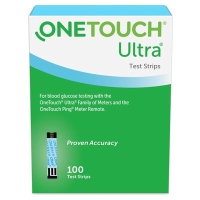 OneTouch Ultra 2 Blood Glucose Test Strips box of 100 OneTouch Ultra 2 Blood Glucose Test Strips box of 100