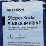 McKesson Single Tread Slipper Socks, Bariatric / X-Wide -Case of 48 McKesson Single Tread Slipper Socks, Bariatric / X-Wide -Case of 48