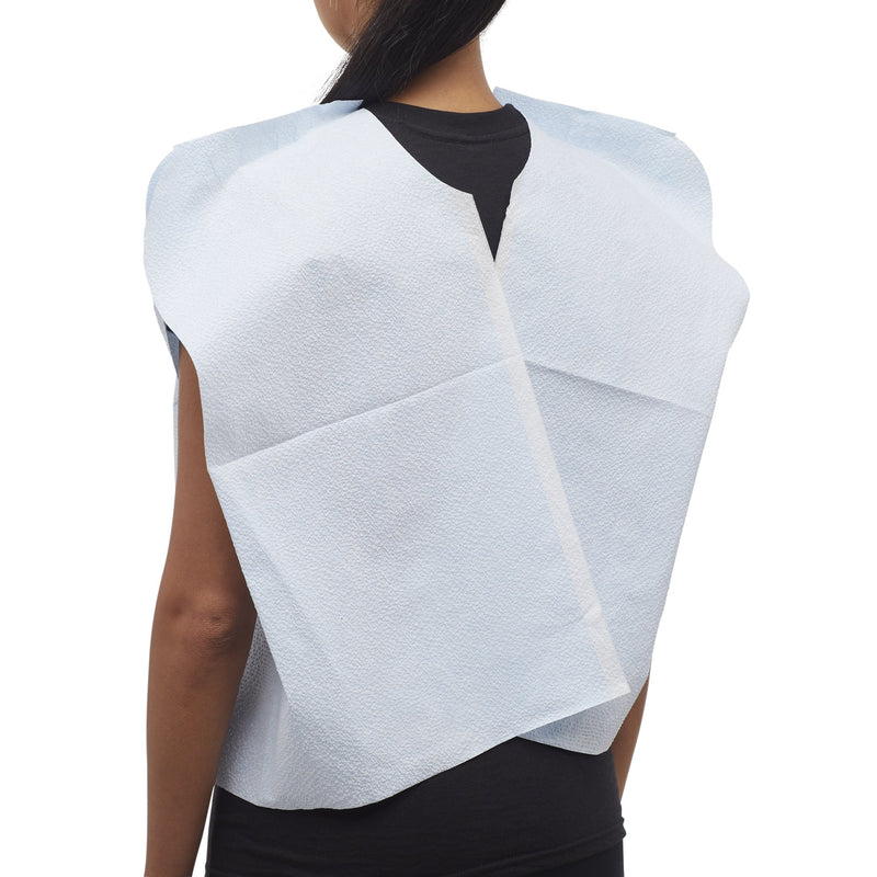 McKesson Exam Cape, Blue, 21 X 30 Inch -Case of 100 McKesson Exam Cape, Blue, 21 X 30 Inch -Case of 100