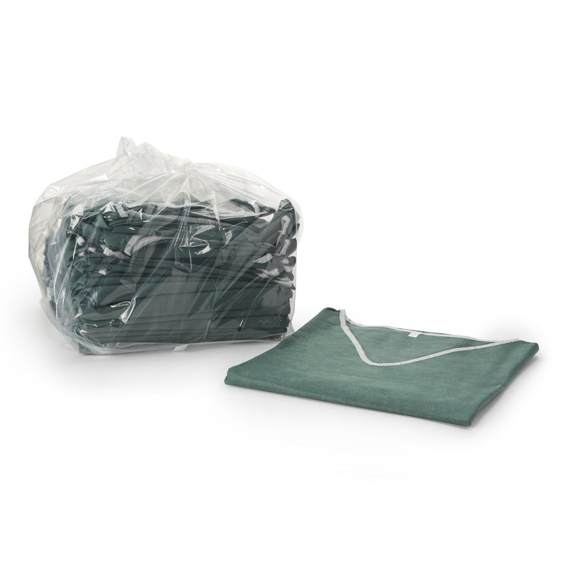 Graham Medical Scrub Shirt Without Pockets Short Sleeve, Large, Green -Case of 30 Graham Medical Scrub Shirt Without Pockets Short Sleeve, Large, Green -Case of 30