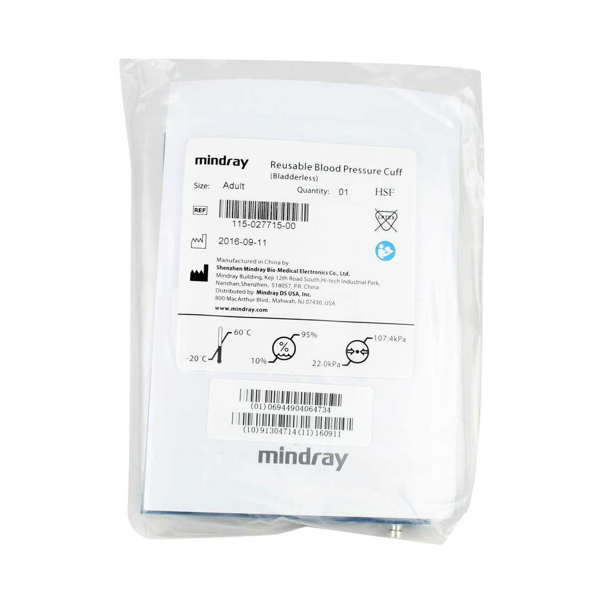 Mindray Blood Pressure Cuff, 24 - 35 cm -Each Mindray Blood Pressure Cuff, 24 - 35 cm -Each