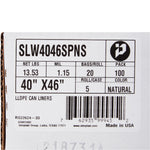 McKesson Super Plus Duty Clear Trash Bags, 45 gal, 1.15 Mil -Case of 100 McKesson Super Plus Duty Clear Trash Bags, 45 gal, 1.15 Mil -Case of 100